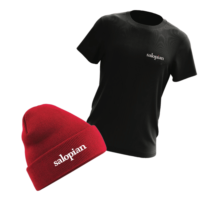 Salopian Black Range T-shirt and Hat Bundle Deal